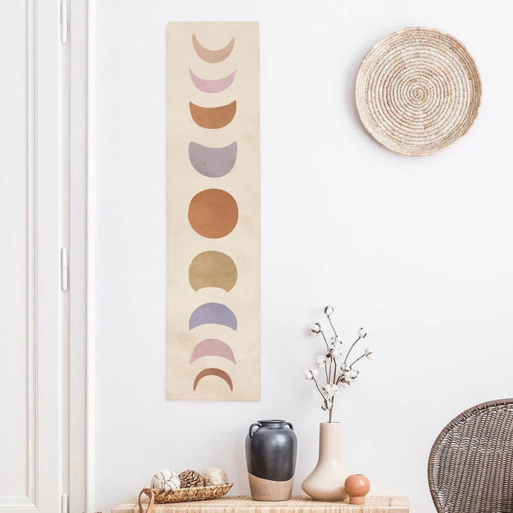 Abstract Art Moon Phase Tapestry Cute Wall Hanging for Bedroom Living Room Decor | Дом и сад