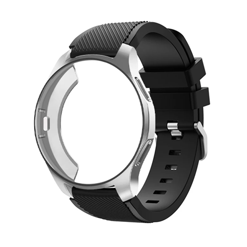 Ремешок+ чехол для samsung gear S3 Frontier ремешок для Galaxy watch 46 мм 42 м 22 мм ремешок для часов Универсальный защитный ремешок аксессуары для часов 20