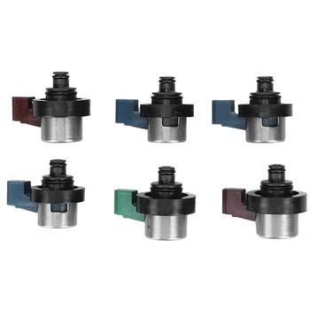 

NEW-4EAT 31939-AA191 Solenoid Valve Kit - 6 Pcs Transmission Solenoid Valve for Subaru Baja Forester