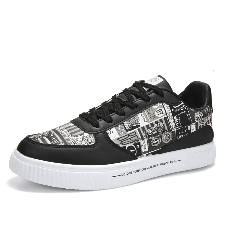

2020 spring and autumn new trend fashion men's shoes comfortable wild casual net red non-slip wear shoes men's white shoes