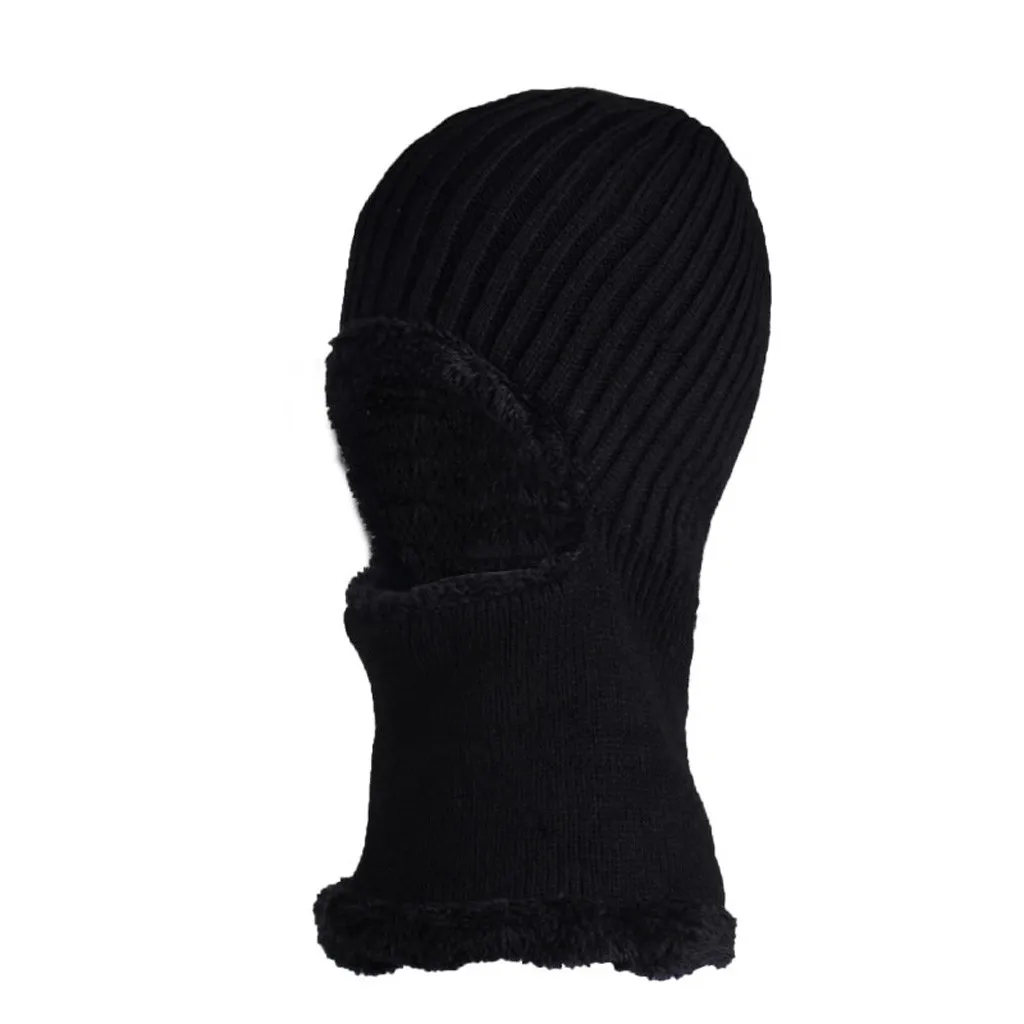 Hsu горячая Распродажа, женские и мужские вязаные теплые зимние шапки, однотонные бархатные шапки+ шарф, комплект из двух предметов, спортивные шапки