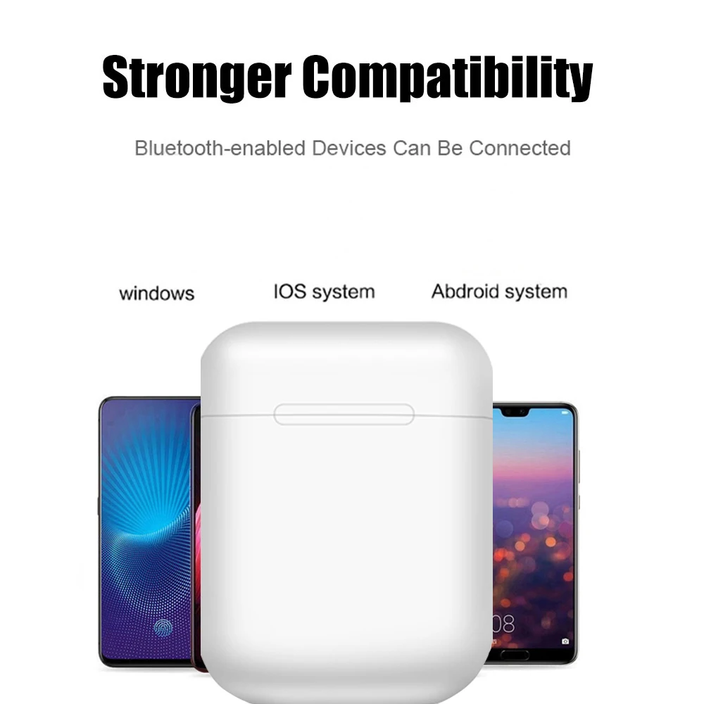 I9s tws настоящие беспроводные стерео наушники bluetooth 5,0, беспроводные наушники, мини наушники, гарнитура, спортивные наушники для смартфонов, чехол