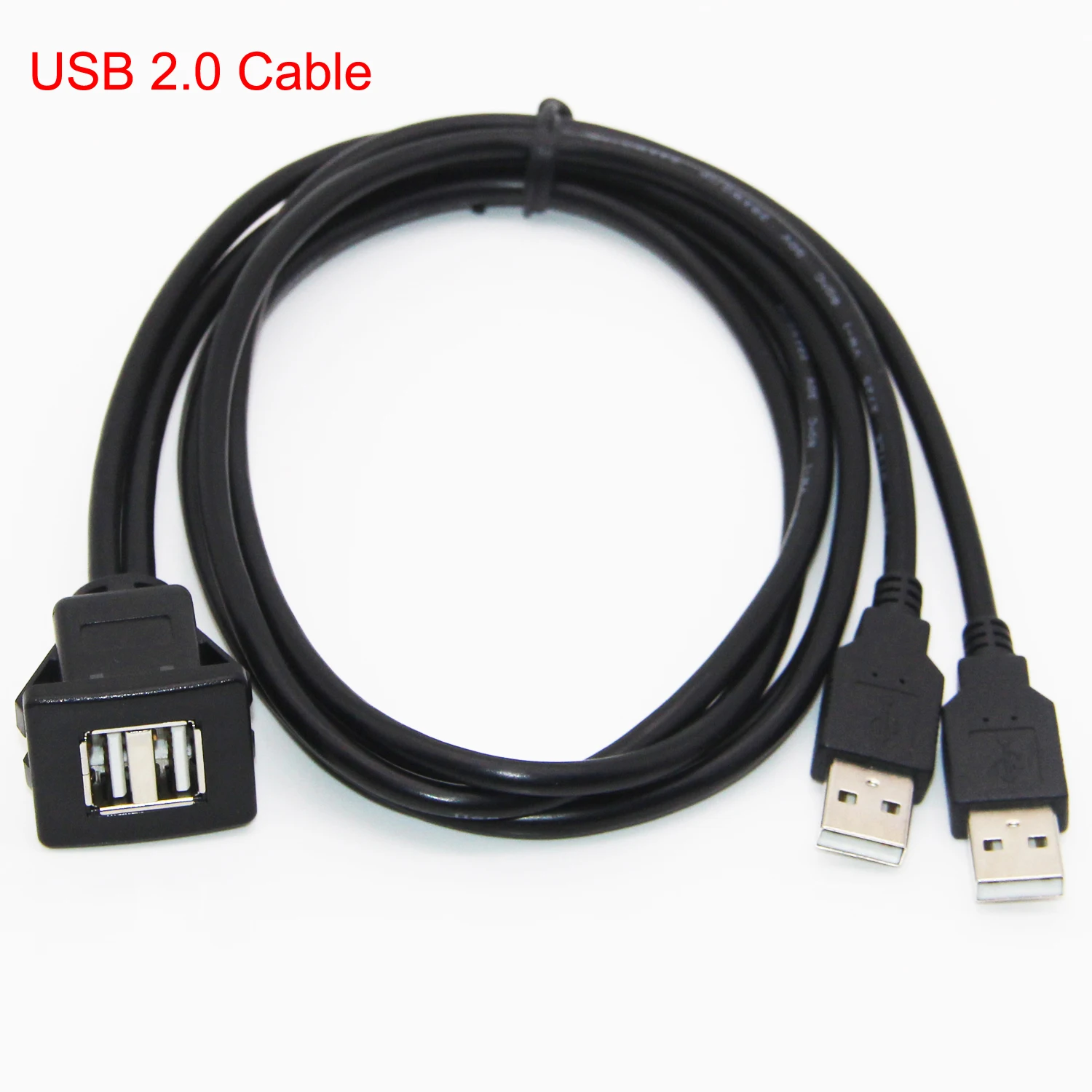 Bochara двойной USB3.0 USB2.0 мужчин и женщин панель скрытого монтажа приборной панели кабель экранированный для автомобиля мотоцикла