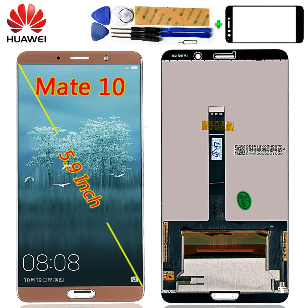 

For Huawei MATE 10 5.9 inch LCD Display Touch Screen For Mate10 Digitizer Sensor Assembly 2560*1440 +Free tools