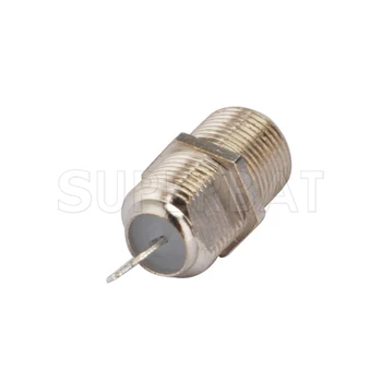 

Superbat 10 pcs RF 75 Ohm F Panel Mount Jack Female with Solder Cup RF Coaxial Connector