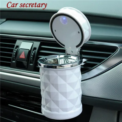 

Car secretary diamond Car Trash Can Auto Organizer Storage Bag Car Garbage Bin Ashtray Dust Case Holder Auto Accessories