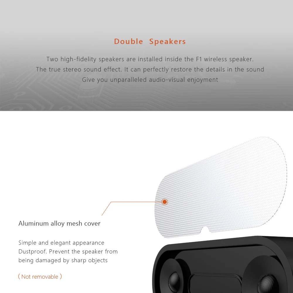 CBAOOO F1 Bluetooth динамик портативный беспроводной динамик звуковая система 3D стерео музыка объемная Поддержка Bluetooth