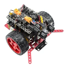 RoboPro Robotic Basics Kit For Arduino Line Tracker Obstacle Avoidance Sumo drag drop Programming Educational Stem