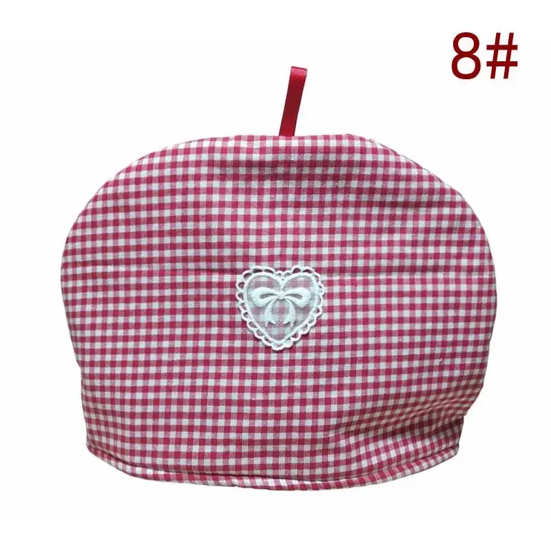 Fresh Green Grid Simple Cotton Home Teapot Keep Warm / Anti-Scald Insulation/ Dust-Proof Cover