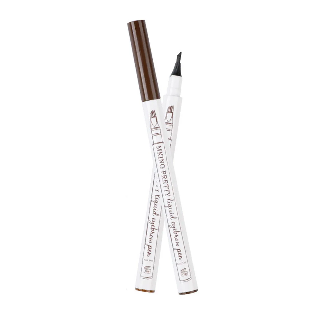 Microblading ручка для бровей Водонепроницаемая вилка кончик бровей Карандаш для татуировки длительный Профессиональный тонкий эскиз водостойкий гель для бровей карандаш