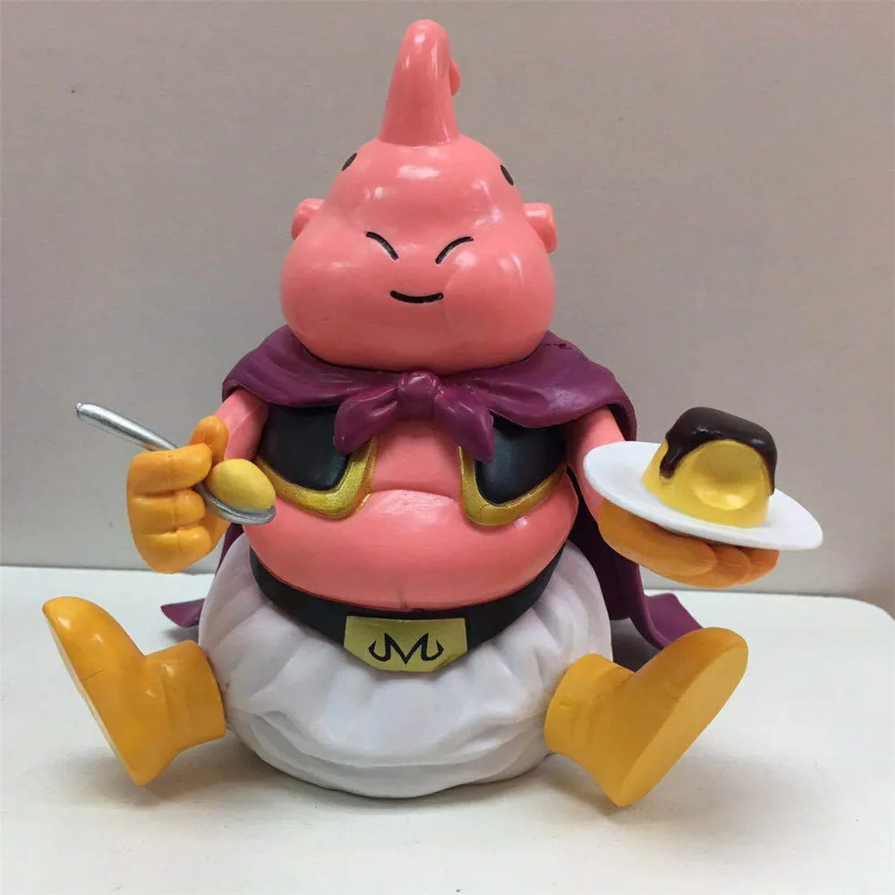 Majin Buu Anime Figures Dragon Ball Z PVC Toys Eating Foods DBZ Action Figma Model Fat Brinquedos Kids Doll Decor Home Gift | Игрушки и