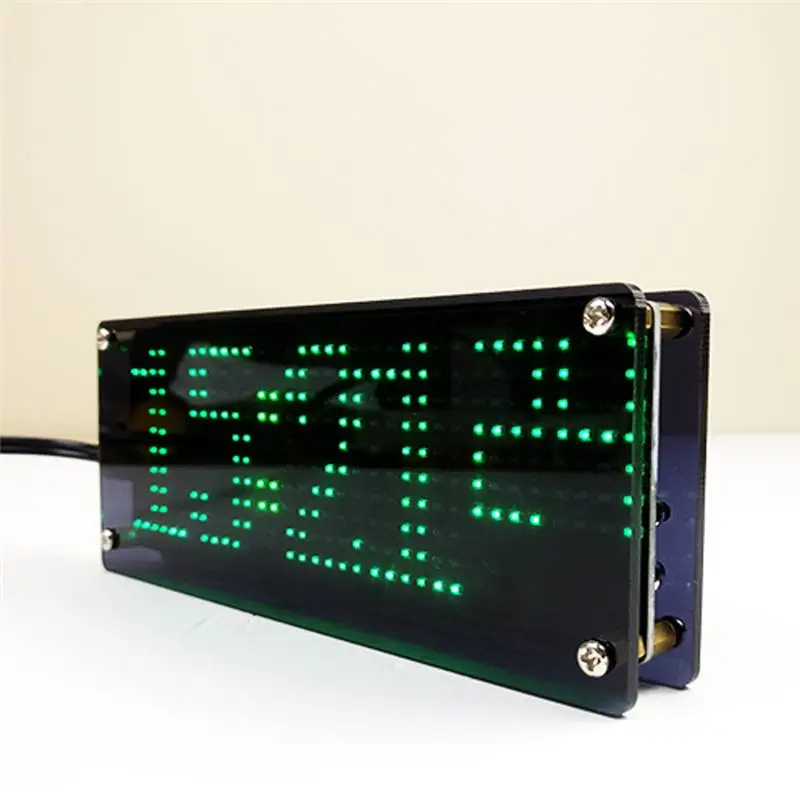 SMD светодиодный Dot Matrixs цифровые часы производственный комплект электронные DIY часы набор электронные производственные части аксессуар