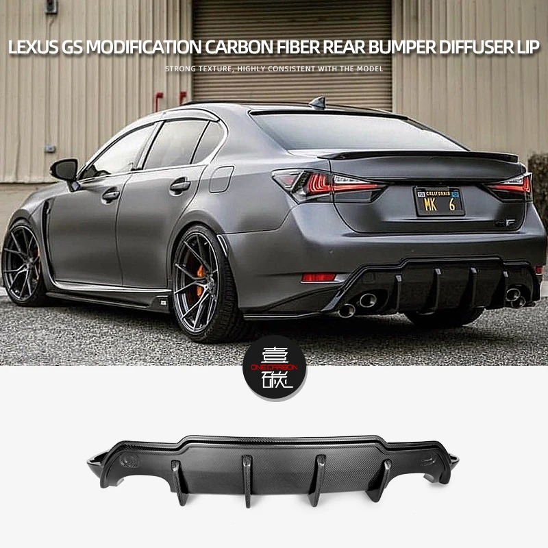 Carbon Fiber Car Rear Bumper Diffuser Lip Spoiler For Lexus Gs Modification Texture Bright 17 19 Body Kits Aliexpress Carbon Fiber Car Rear Bumper Diffuser Lip Spoiler For Lexus Gs Modification Texture Bright 17 19 Body Kits Aliexpress