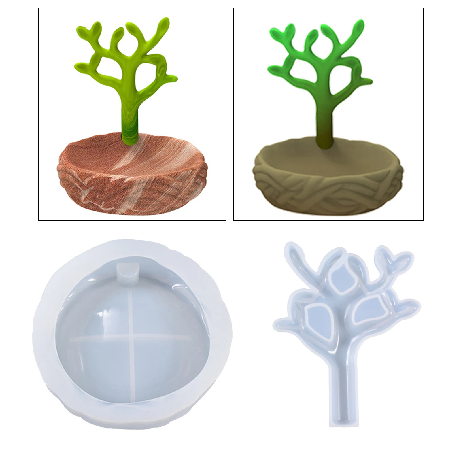 Molds with Tree Mould DIY Containers Model Craft for Living Room Decor | Дом и сад