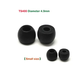 Premium Memory Foam Ear Tips - Noise - Isolating Ear Pads for In - ear Headphones (2 Pairs) (TS400 ( S ) black)