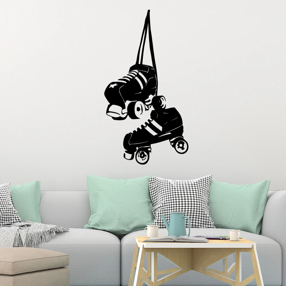 Наклейки на стену сделай сам для раздвижной обуви современные модные наклейки