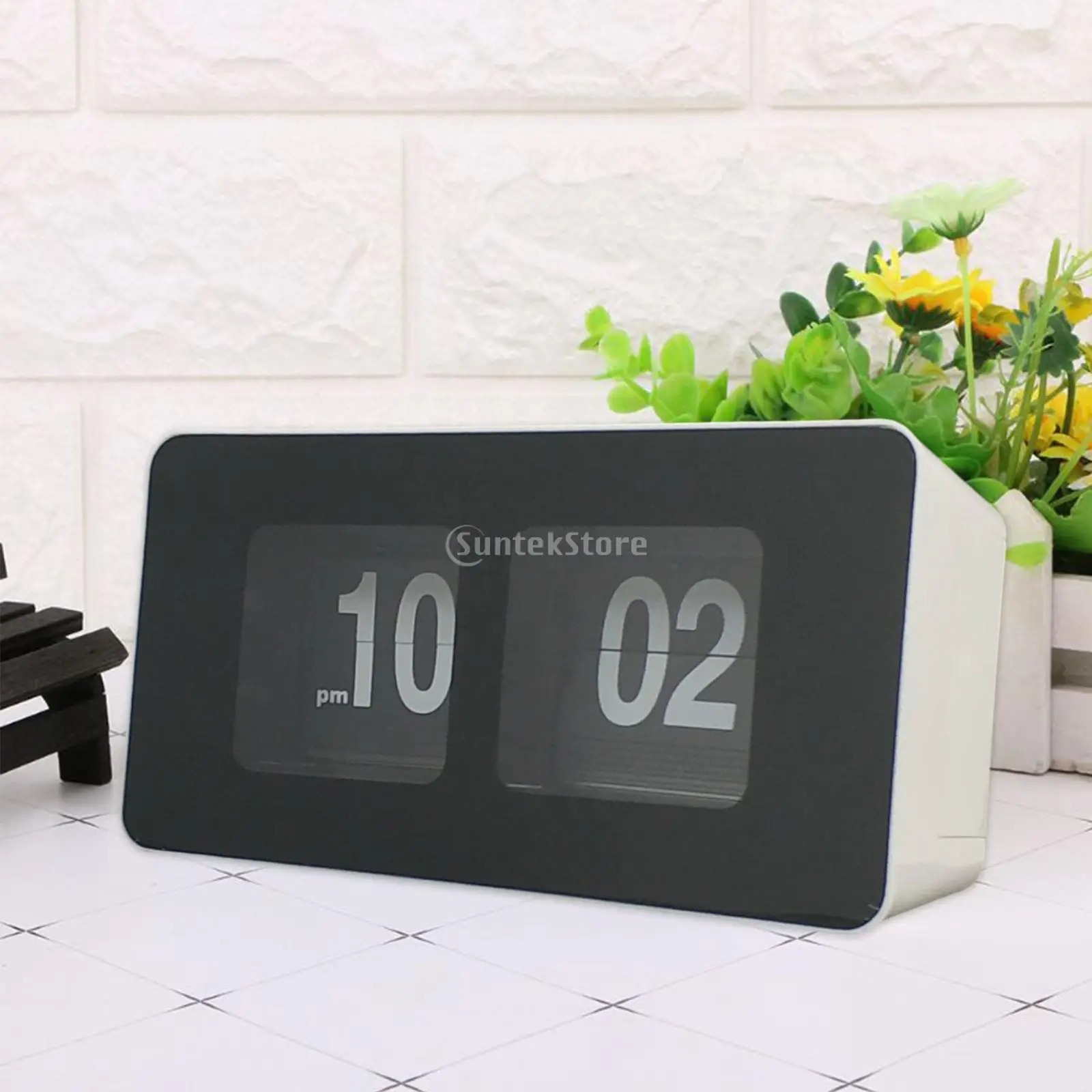 Digital Clock LCD Digital Clock Digital Desk Clock Digital Table Clock Flipping Clock Wall Clocks Retro Desk Clock For Home Bedroom