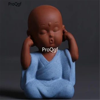 

Prodgf 1Pcs A Set never angry to a crazy old woman statue gaonishuozhong