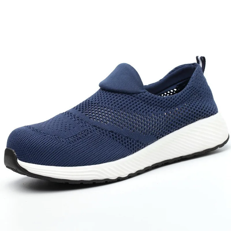 DEWBEST/ брендовые летние легкие мужские и женские рабочие ботинки со стальным носком дышащая мужская и женская обувь размера плюс 36-46