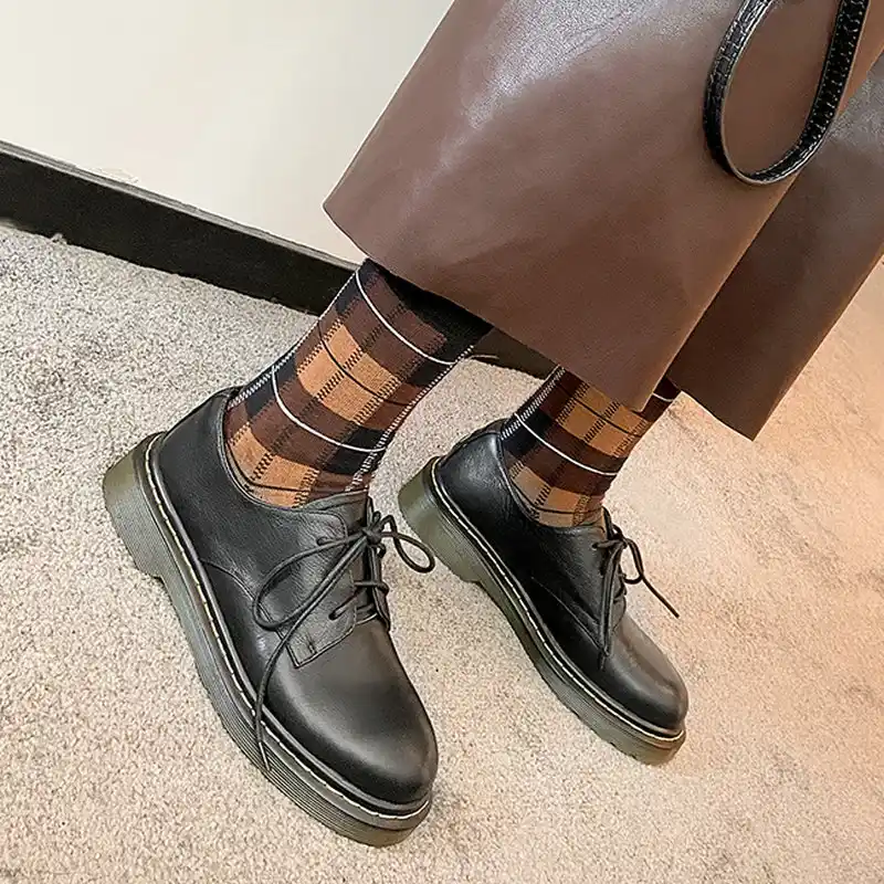 ladies lace up flats