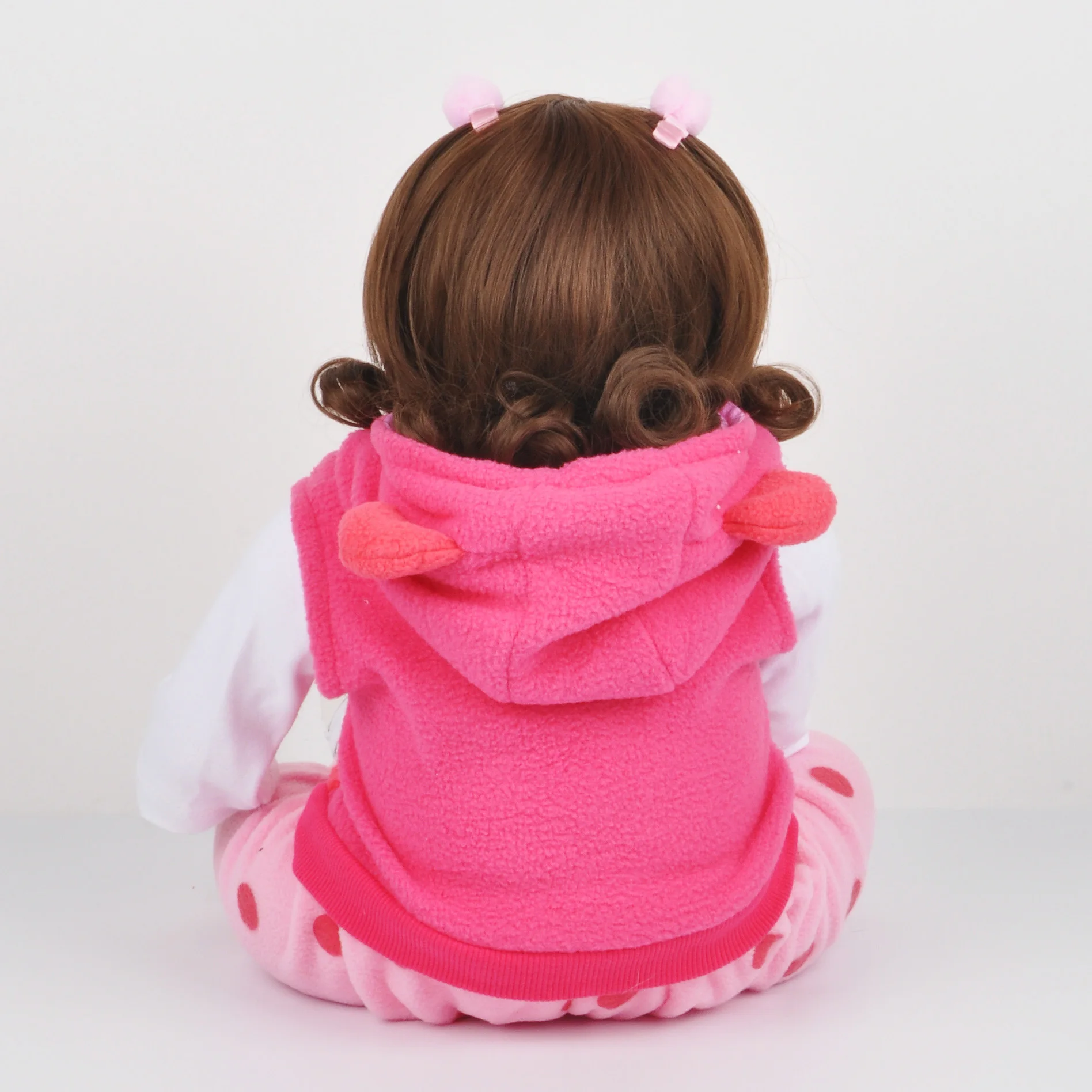 17 дюймов 45 см силиконовая кукла-младенец Bebe Bonecas ребенок Реалистичная ребенок Menino Рождественский подарок игрушки для детей Жираф