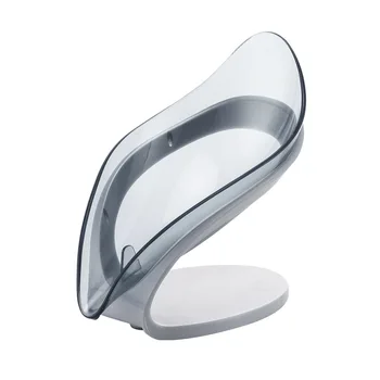 

Shower Draining Tray Stand Countertop Kitchen Transparent Toilet Home Hotel Non Slip Removable Box Bathroom Storage Soap Dish