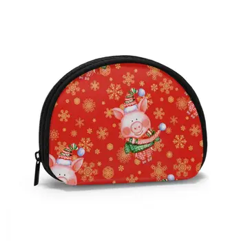 

Cosmetic Organizer Bag Funny Christmas Pigs Makeup bag Fashion Women Multifunction Beauty Bag