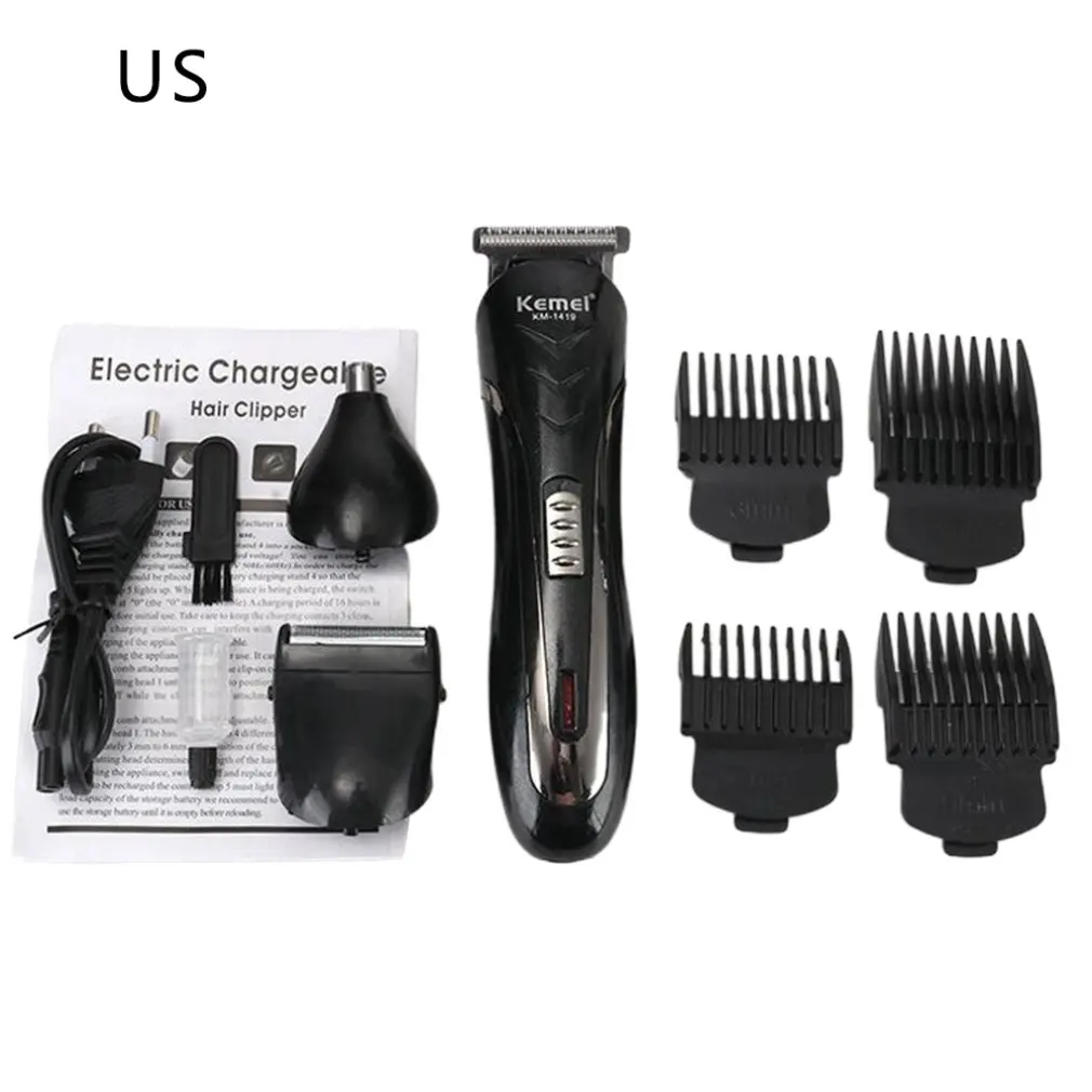 

KM-1419 Multi-Function Electric Bald Hair Clipper Filling Dual-Use Oil Head Push Shear Sculpted Hair Clipper