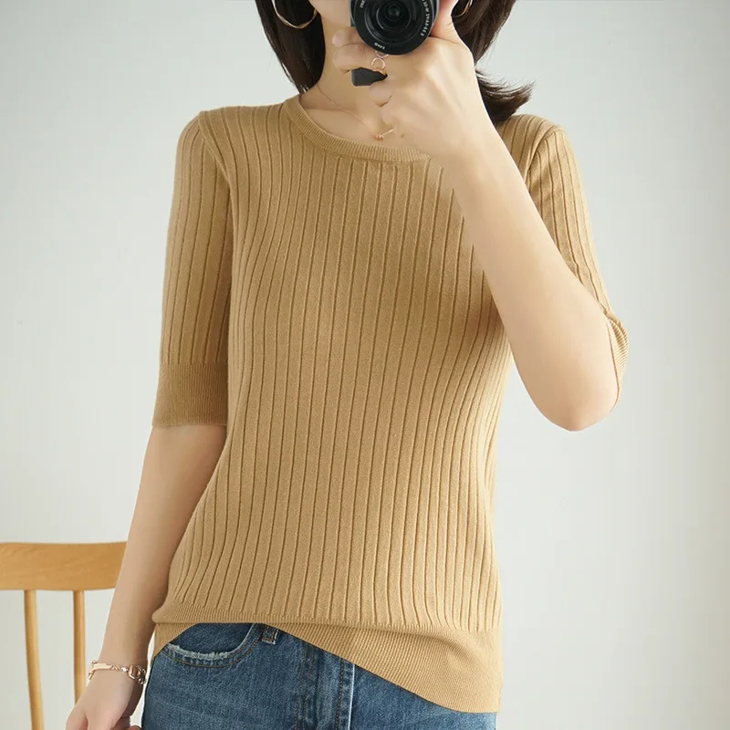 

Candy Color Warm Knit Wool Sweater Women Soft Stretch Ladies Knit Pullover Women Sweaters Tops Knitwear Female Clothing 3008 06