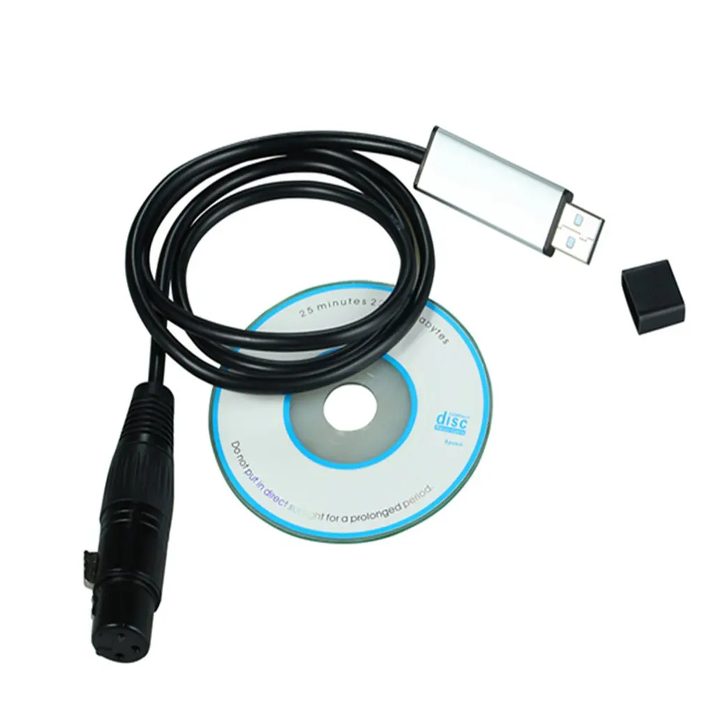 USB к DMX512 консоль стэун DMX интерфейсному адаптеру компьютерный ПК Satge Контроллер