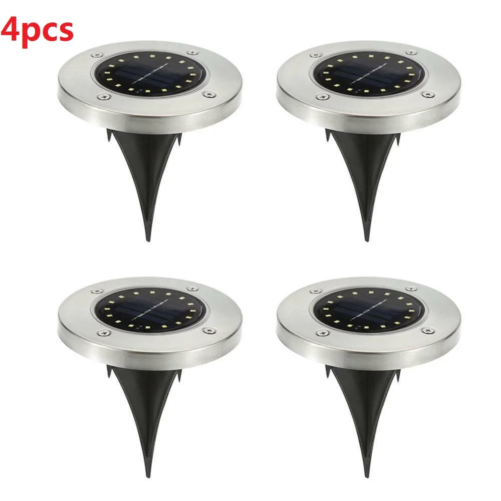 20LED солнечный мощный наземный светильник водонепроницаемый наружный садовый