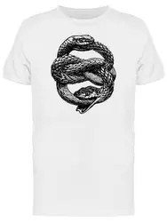 Ouroboros Renewal Tee Мужские хлопковые топы в стиле хип-хоп Футболка