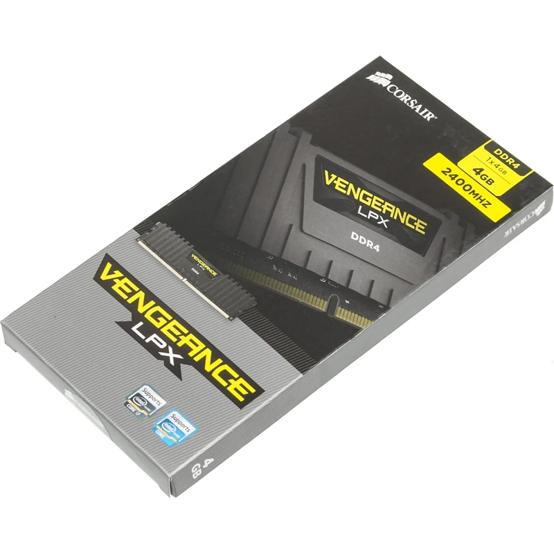 Память DDR4 4Gb 2400MHz Corsair CMK4GX4M1A2400C16 RTL PC4-19200 CL16 DIMM 288-pin 1.2В