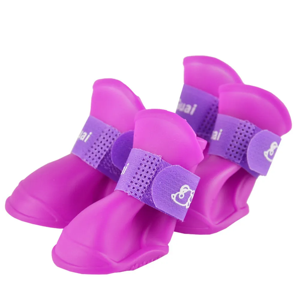 4pcs-Pet-Dog-Shoes-Waterproof-Rain-Pet-Shoes-for-Dog-Puppy-Rubber-Boots-Candy-Color-Puppy (7)