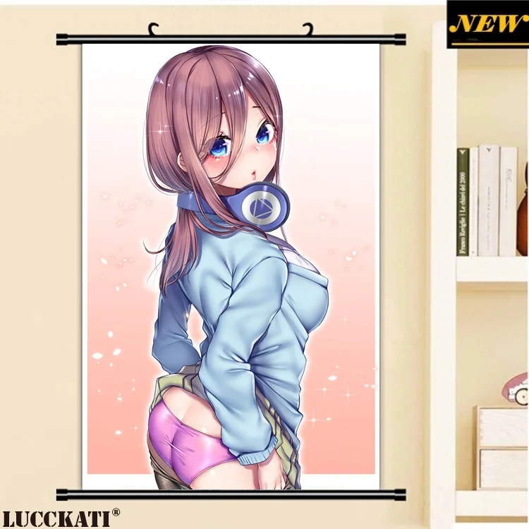 5-toubun Gotoubun Go-Toubun no Hanayome Nakano miku бюстгальтер задница сексуальный loli мультфильм аниме