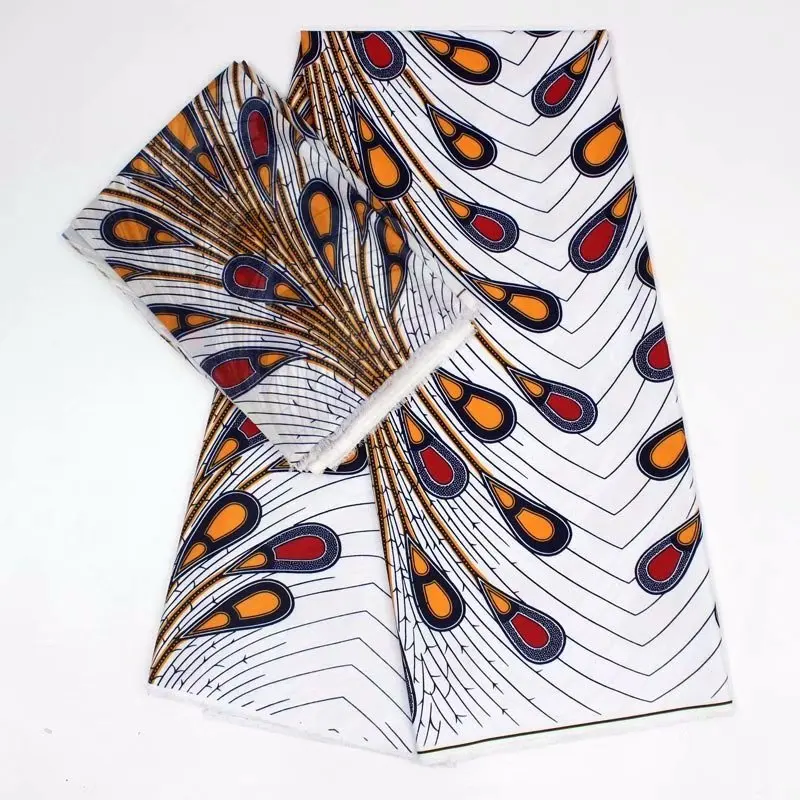 

Modal Stretch Satin Silk Fabric African Soft Wax Print Fabric 2 yard chiffon 4 yard audel modell Imitated Ankara Fabric 90742