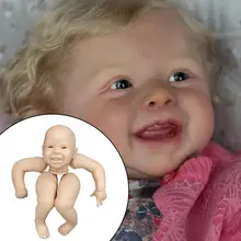 Kit de nouveau né pour bébé fille, 20 pouces, en vinyle, doux, non peint, pièces vierges non assemblées, moules pour bébé, DIY bricolage