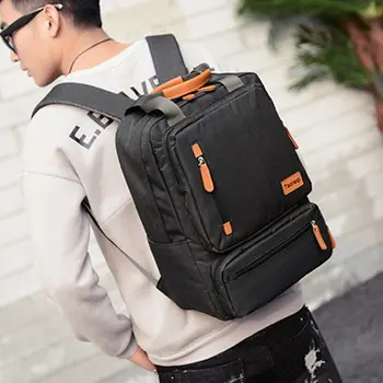 

Men's Backpack Canvas Travel Backpack Waterproof Backpack Casual Laptop Backpack Business Notebook Light Anti Theft Backpack