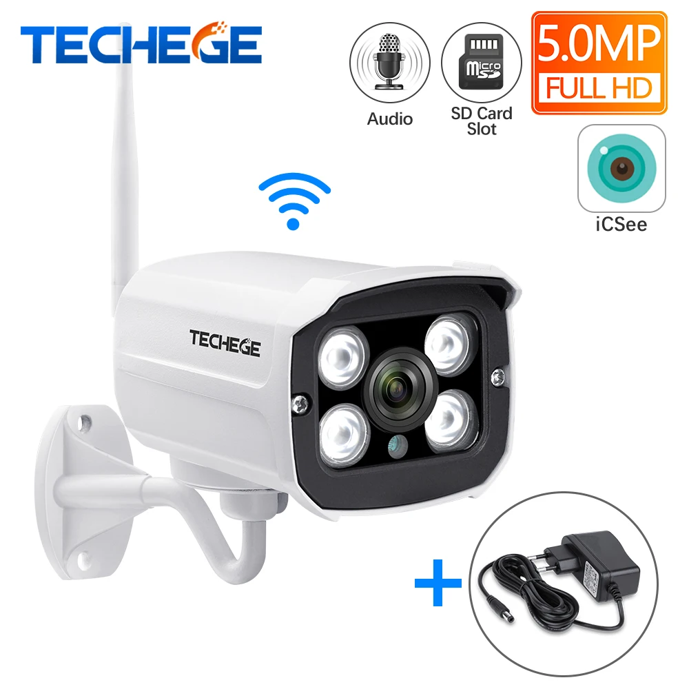 

2.0MP Wifi Wired Security IP Camera Waterproof IP66 nignt vision In/Outdoor wireless camera Motion Detection With SD Card Slot