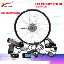 Bafang avant moteur roue 36V 250 W-500 W eBike Kit de Conversion avec 36V10AH batterie pour vtt vélo de route vélo électrique ebike Kit