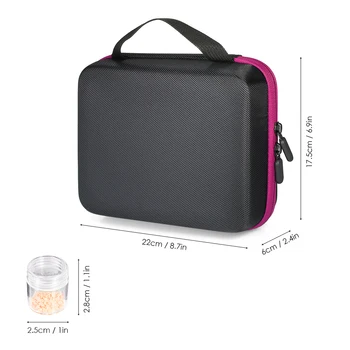 

New 30-Bottles Diamond Painting Box Shockproof Closure Embroidery Rhinestones Accessories Container Tool Storage Container Case