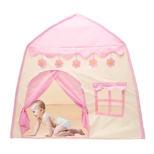 Детская игровая палатка с замком для детей, детская кукольная палатка для девочек, подарок, домик для игр, для улицы, для дома, Детская игровая палатка
