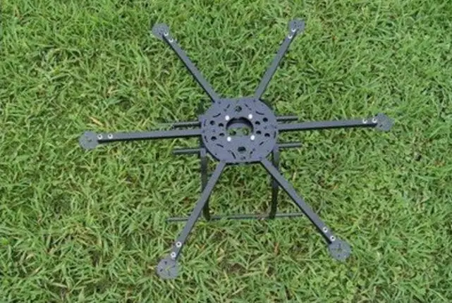 

Hot ATG S580 580MM 675MM Folding X6 Frame Hex rotor Hexa Multi-copter W/Tall landing Gear