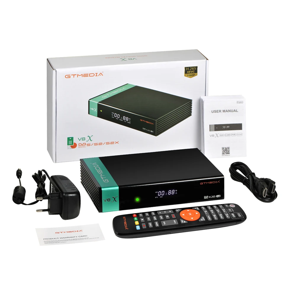Gtmedia V8X DVB S2  ù DVB-S, S2X VCM, ACM1PTV ڽ, V8 NOVA , 10 