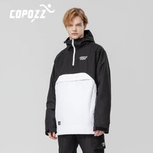 

COPOZZ Windproof Ski Jacket Ski Trousers Men Women Winter Warm Waterproof Hiking Outdoor Sports Hooded Snowboard Ski Coat Pants