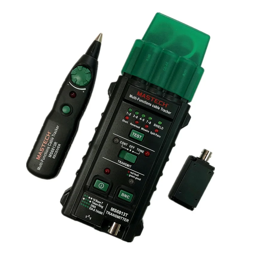Mastech Multifunctional Network Cable Tester Set Wire Telephone Line Detector 
