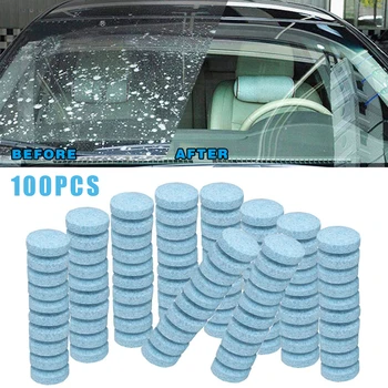 

50/100/200pcs Solid Car Glass Cleaning Spray Cleaner Effervescent Tablets High Quality Material