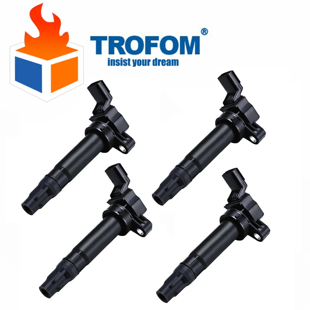 4 pcs Ignition Coil for Chevrolet Spark Holden Barina 1.2L L4 96983945