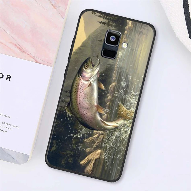 A8 Babaite охота и рыбалка искусство рыбы чехол для телефона для samsung Galaxy A7 A50 A70 A40 A20 A30 A8 A6 A8 плюс A9 - Цвет: A8