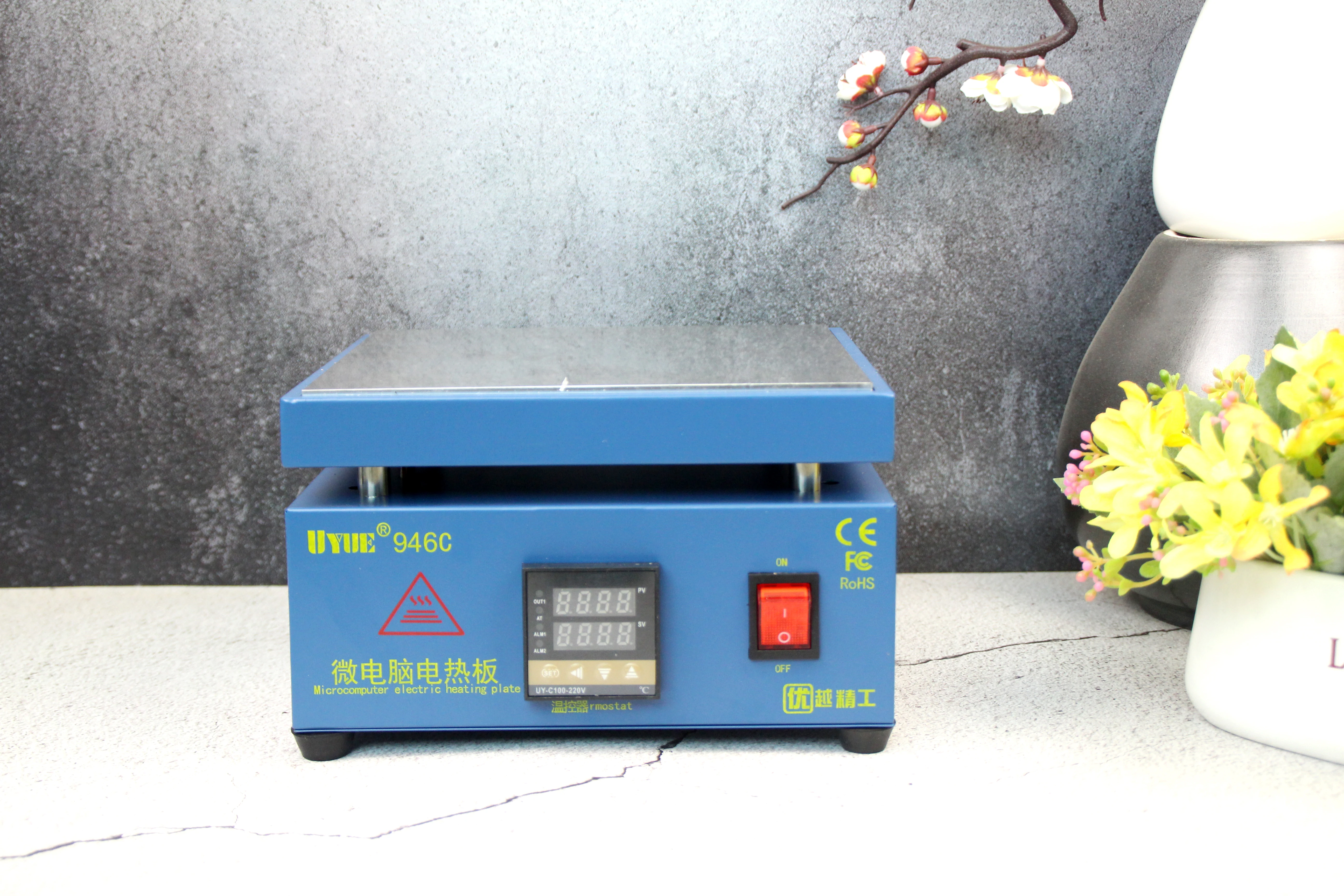 946C Electronic Hot Plate Preheat LCD Digital Display Preheating Station for PCB SMD heating phone touch screen separate | Инструменты